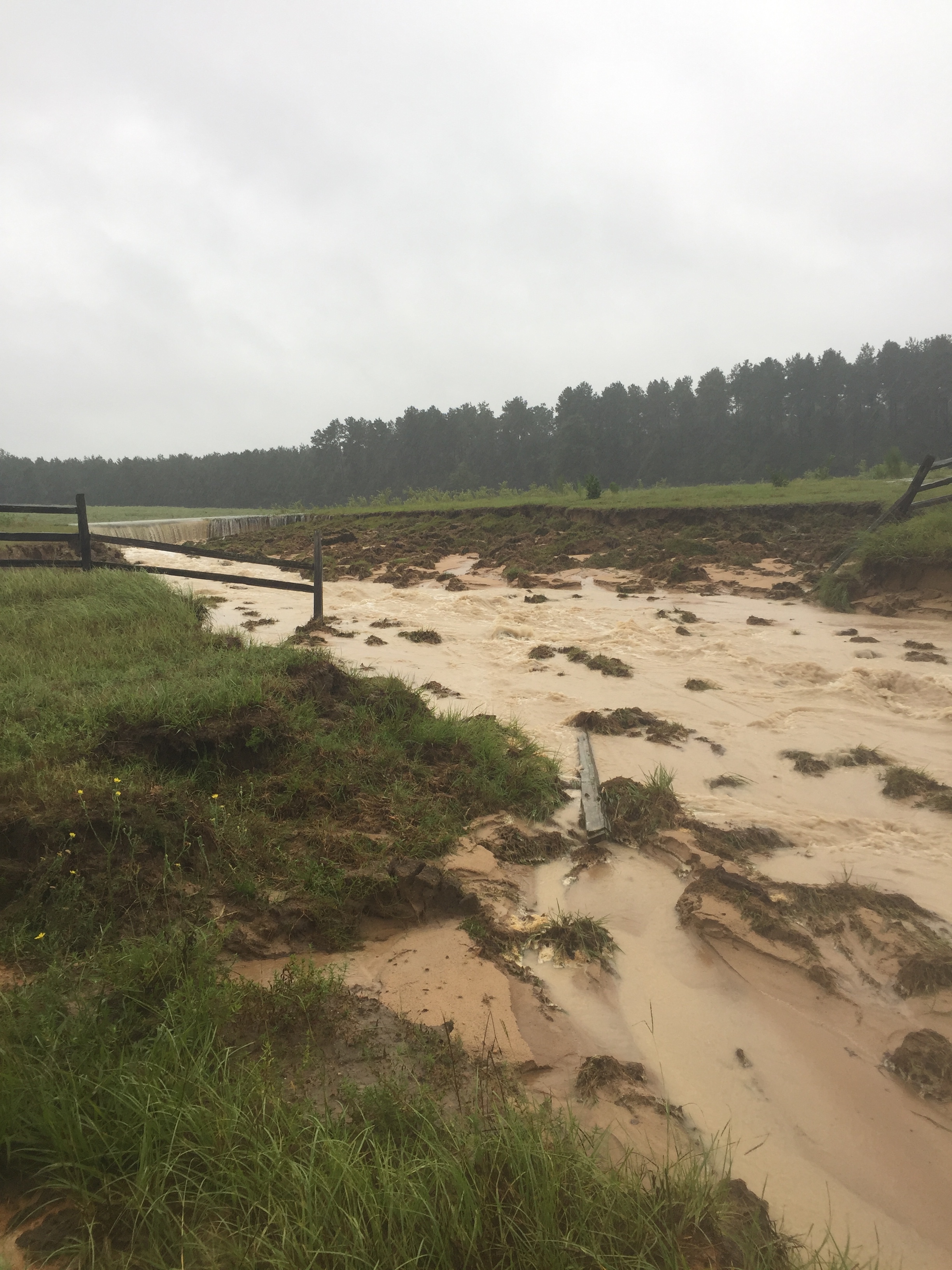 Twin Creeks Ranch Dam Breaks