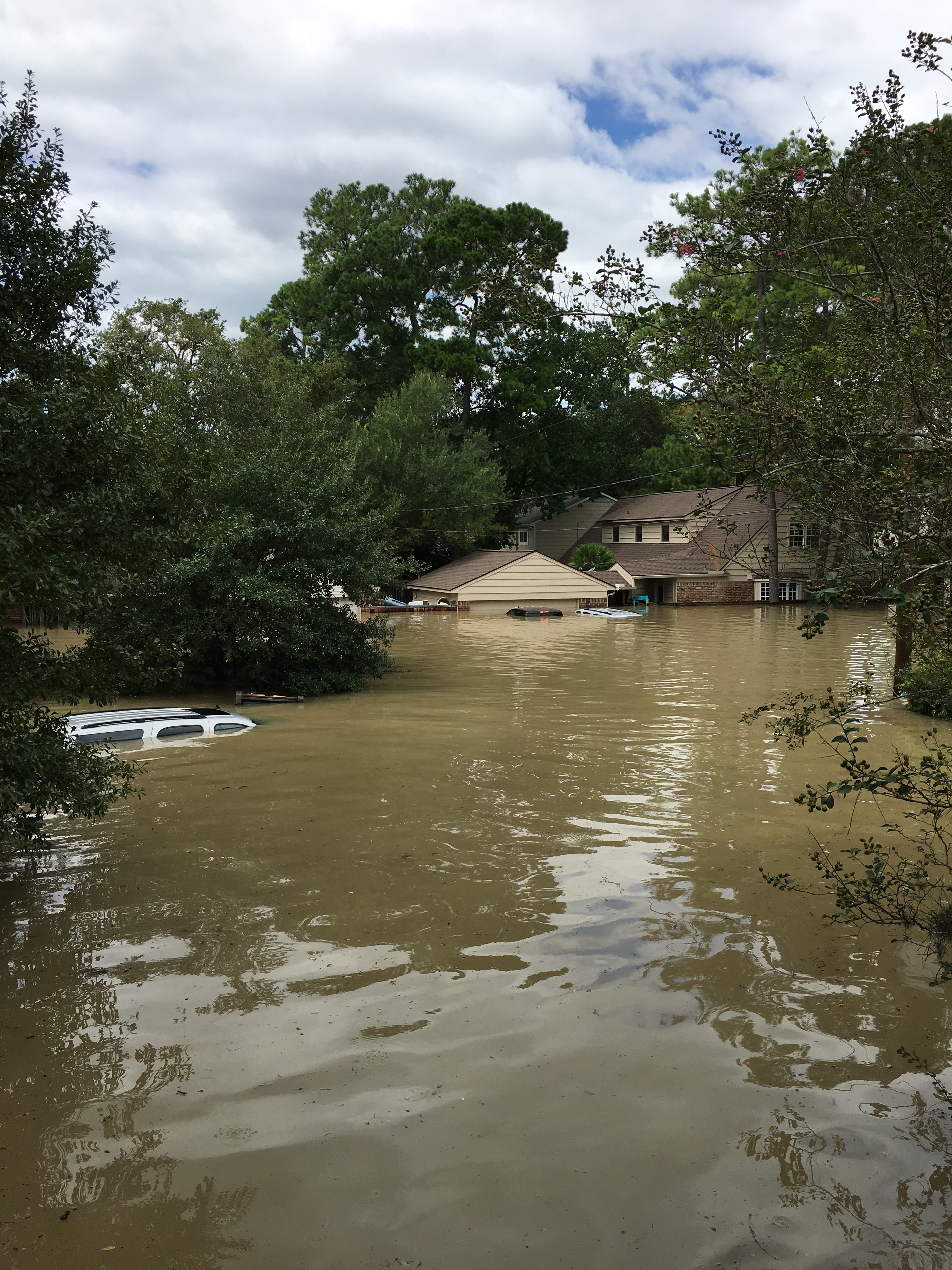 House floods in Hurricane Harvey